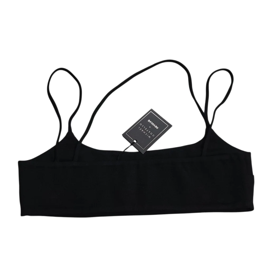 MICHAEL COSTELLOAmira Crop Top In Black - Picture 4 of 13